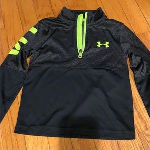 Boys under armour half zip